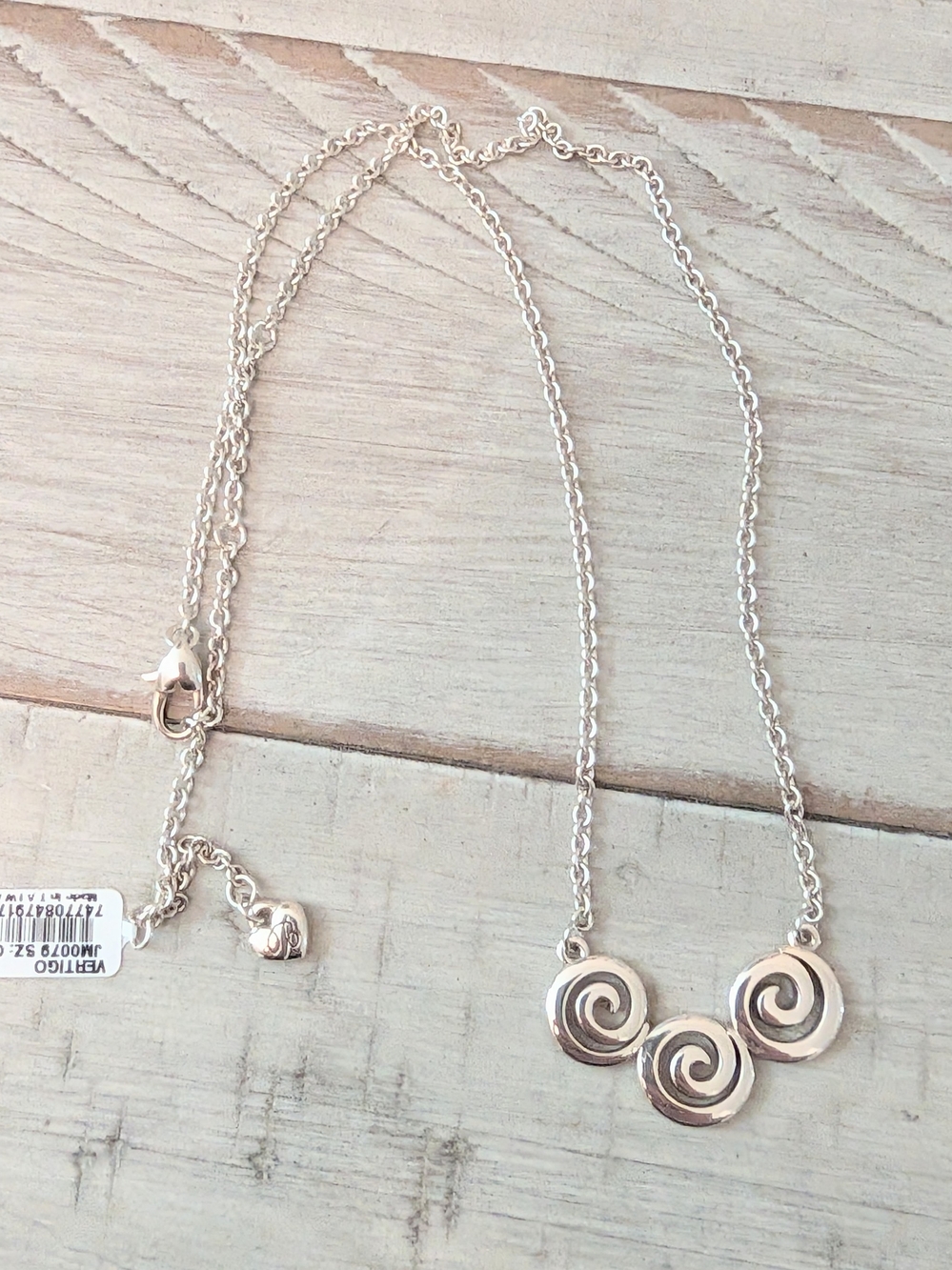 Brighton Vertigo Spiral Trio Necklace